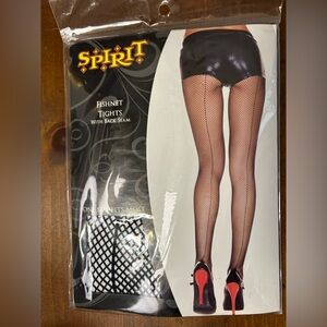 Spirit Fishnet Tights with Back Seam